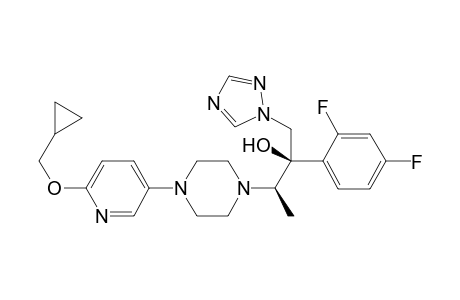 (2R,3R)-3-(4-(6-(cyclopropylmethoxy)pyridin-3-yl)piperazin-1-yl)-2-(2,4-difluorophenyl)-1-(1H-1,2,4-triazol-1-yl)butan-2-ol