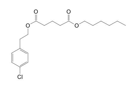 Glutaric acid, 2-(4-chlorophenyl)ethyl hexyl ester