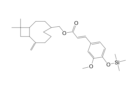 Caryophyllene <14-hydroxy-4,5-dihydro-.beta.-> ferulate, mono-TMS