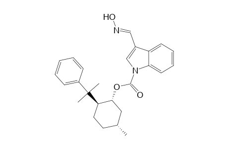 1-[(1R,2S,5R)-8-Phenylmenthoxycarbonyl]indole-3-carboxaldehyde oxime