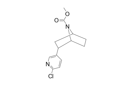 N-METHOXYCARBONYL-2-ENDO-(2-CHLORO-5-PYRIDYL)-7-AZABICYCLO-[2.2.1]-HEPTANE