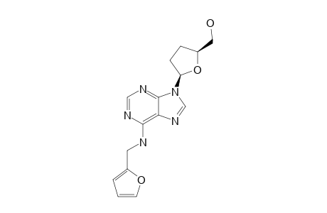 9-(2,3-DIDEOXY-BETA-D-GLYCERO-PENTOFURANOSYL)-6-FUFURYL-AMINOPURINE