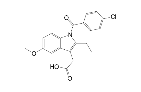 1H-indole-3-acetic acid, 1-(4-chlorobenzoyl)-2-ethyl-5-methoxy-