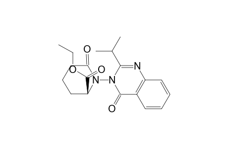 Ethyl 1-[N-(2-isopropyl-4-oxoquinazolin-3-yl)]-6-oxotetrahydropyridin-2-carboxylate diasteroisomer