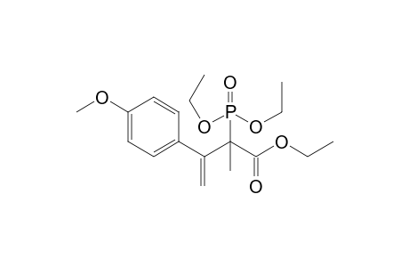 2-(Diethoxy-phosphoryl)-3-(4-methoxy-phenyl)-2-methyl-but-3-enoic acid ethyl ester