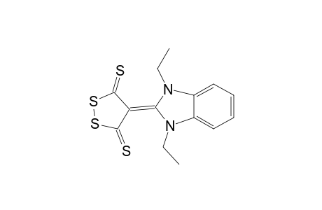 1,2-Dithiolane-3,5-dithione, 4-(1,3-diethyl-1,3-dihydro-2H-benzimidazol-2-ylidene)-