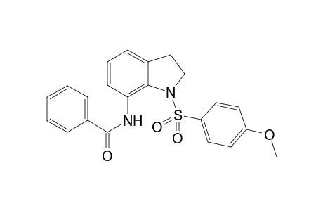N-[1-(4-Methoxy-benzenesulfonyl)-2,3-dihydro-1H-indol-7-yl]-benzamide