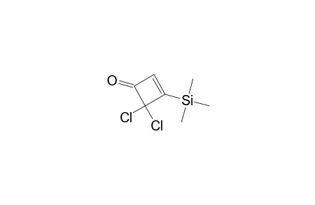 4,4-bis(chloranyl)-3-trimethylsilyl-cyclobut-2-en-1-one