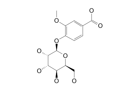 PSEUDOLAROSIDE-B;3-METHOXY-BENZOIC-ACID-4-O-BETA-D-ALLOPYRANOSIDE