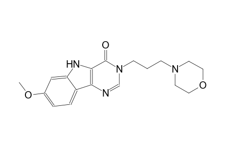 7-methoxy-3-[3-(4-morpholinyl)propyl]-3,5-dihydro-4H-pyrimido[5,4-b]indol-4-one
