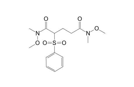 N,N'-Dimethoxy-N,N-dimethyl-2-phenylsulfonylpentadiamide