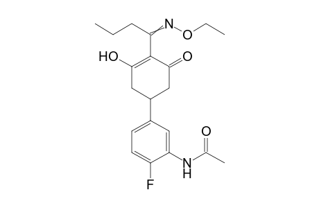 Acetamide, N-[5-[4-[1-(ethoxyimino)butyl]-3-hydroxy-5-oxo-3-cyclohexen-1-yl]-2-fluorophenyl]-
