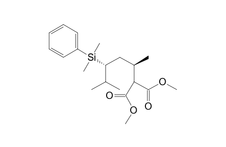 2-[(1R,3R)-3-[dimethyl(phenyl)silyl]-1,4-dimethyl-pentyl]malonic acid dimethyl ester