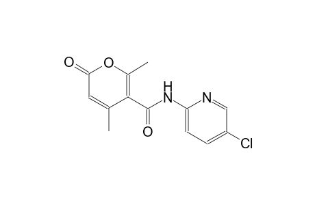 N-(5-chloro-2-pyridinyl)-4,6-dimethyl-2-oxo-2H-pyran-5-carboxamide