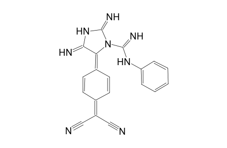 5-(4-(dicyanomethylene)cyclohexa-2,5-dienylidene)-2,4-diimino-N-phenylimidazolidine-1-carboximidamide