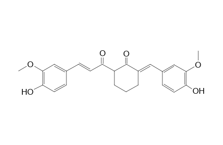 2-[(E)-3-(4-Hydroxy-3-methoxyphenyl)acryloyl]-6-[1-(4-hydroxy-3-methoxyphenyl)-meth-(E)-ylidene]cyclohexanone