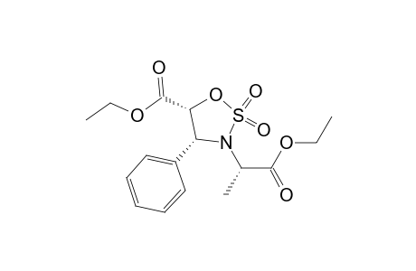 (5R,4R)-5-Ethoxycarbonyl-3-(1-ethoxycarbonyl-1alpha-methyl)methyl-4-phenyl-1,2,3-oxathiazolidine-2,2-dioxide