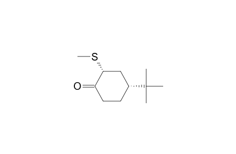 cis-4-tert-butyl-2-(methylthio)cyclohexanone