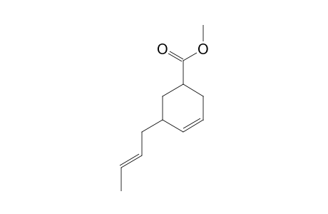 3-CYCLOHEXENCARBOXYLIC ACID, 5-(2-BUTENYL)-, METHYL ESTER