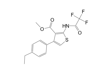 methyl 4-(4-ethylphenyl)-2-[(trifluoroacetyl)amino]-3-thiophenecarboxylate