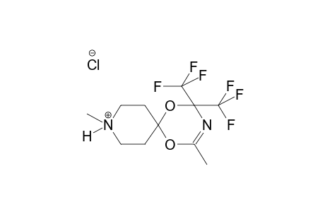 4,9-DIMETHYL-2,2-BIS(TRIFLUOROMETHYL)-1,5,3-DIOXAAZASPIRO[5.5]UNDEC-2-ENE HYDROCHLORIDE
