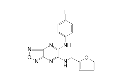2-furfuryl-[5-(4-iodoanilino)furazano[3,4-b]pyrazin-6-yl]amine