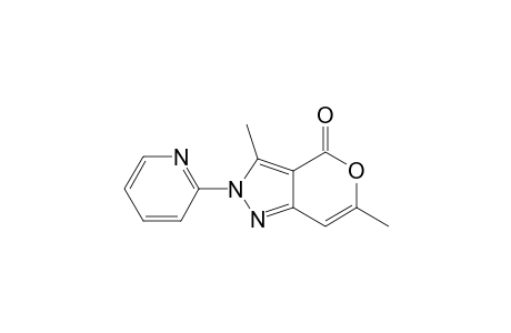 Pyrano[4,3-c]pyrazol-4(2H)-one, 3,6-dimethyl-2-(2-pyridinyl)-