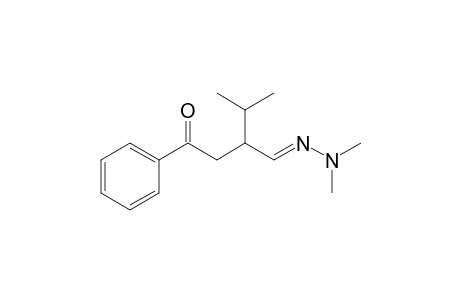 2-(1'-Methylethyl)-4-oxo-4-phenylbutanal - dimethylhydrazone