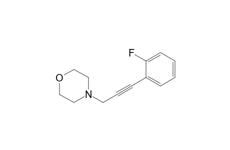 4-[3-(2-Fluorophenyl)prop-2-ynyl]morpholine