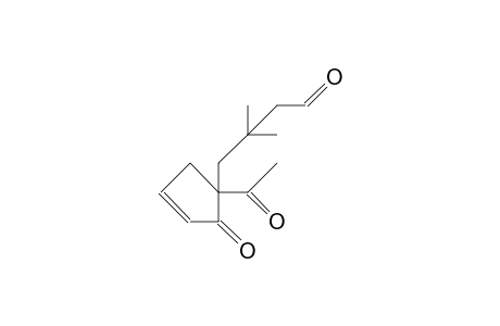 4-(2,2-Dimethyl-4-oxo-butyl)-4-acetyl-cyclopent-2-en-1-one