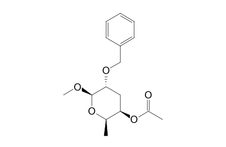 METHYL-4-O-ACETYL-2-O-BENZYL-3,6-DIDEOXY-BETA-D-XYLO-HEXOSIDE