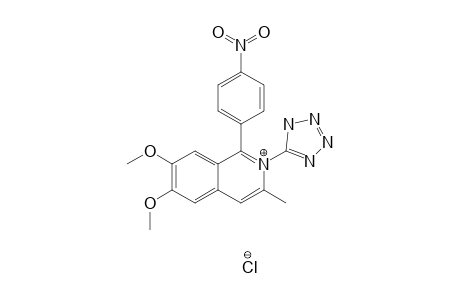 6,7-DIMETHOXY-3-METHYL-1-(4-NITROPHENYL)-2-(TETRAZOL-5-YL)-ISOQUINOLINIUM-SALT