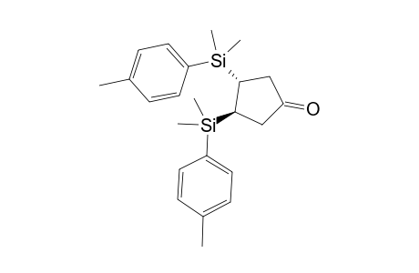 (3RS,4RS)-3,4-Bis[dimethyl(4-methylphenyl)silyl]cyclopentan-1-one