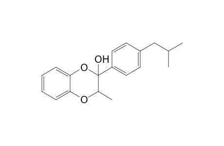 2-Methyl-3-[4-(2-methylpropyl)phenyl]-2H-1,4-benzodioxin-3-ol