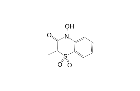 2H-1,4-Benzothiazin-3(4H)-one, 4-hydroxy-2-methyl-, 1,1-dioxide