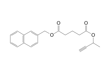 Glutaric acid, but-3-yn-2-yl (2-naphthyl)methyl ester