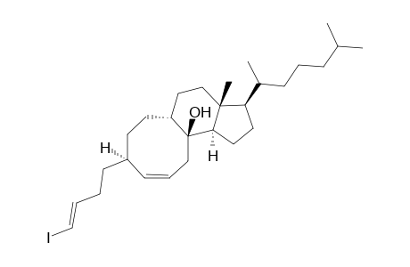 (1R,4R,5R,8R,9S,3R)-4-Methyl-5-(6-methylheptan-2-yl)-13-(4-iodobut-3-enyl)tricyclo[7.6.0.0(4,8)]pentadec-11-en-9-ol isomer