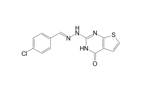 (E)-2-(2-(4-Chlorobenzylidene)hydrazinyl)thieno[2,3-d]pyrimidin-4(3H)-one