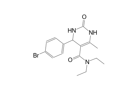 4-(4-bromophenyl)-N,N-diethyl-6-methyl-2-oxo-1,2,3,4-tetrahydro-5-pyrimidinecarboxamide