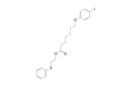 2-(Phenylthio)ethyl 7-(4-iodophenoxy)heptanoate