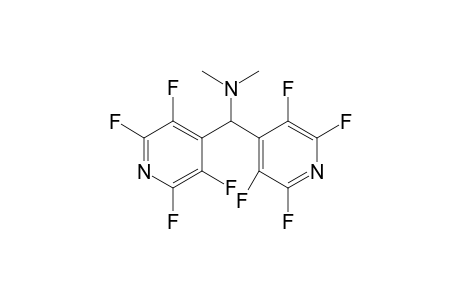 N,N-Dimethyl-1,1-bis(perfluoropyridin-4-yl)methanamine
