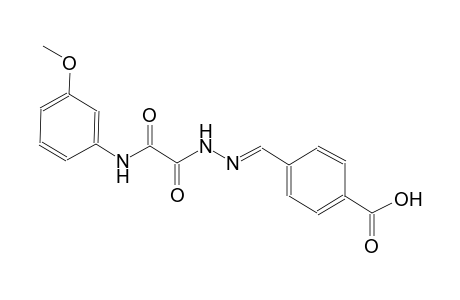 benzoic acid, 4-[(E)-[[2-[(3-methoxyphenyl)amino]-1,2-dioxoethyl]hydrazono]methyl]-