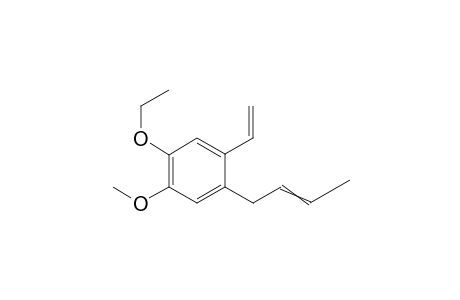 2-(2-Butenyl)-5-ethoxy-4-methoxy-1-vinylbenzene