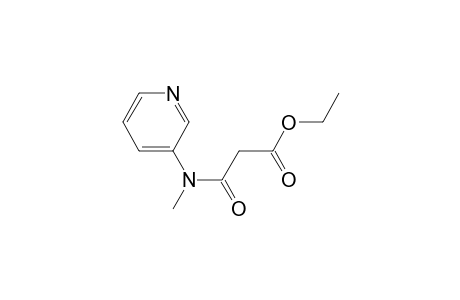 3-keto-3-[methyl(3-pyridyl)amino]propionic acid ethyl ester