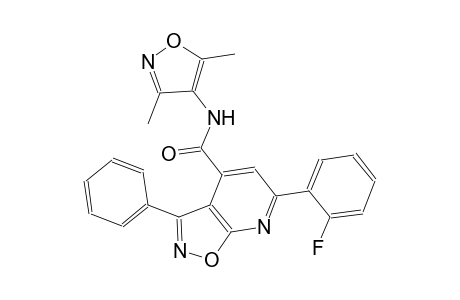 isoxazolo[5,4-b]pyridine-4-carboxamide, N-(3,5-dimethyl-4-isoxazolyl)-6-(2-fluorophenyl)-3-phenyl-