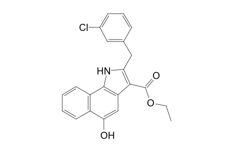 Ethyl 2-(3-Chlorobenzyl)-5-hydroxy-1H-benzo[g]indole-3-carboxylate
