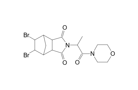 5,6-dibromo-2-(1-morpholino-1-oxopropan-2-yl)hexahydro-1H-4,7-methanoisoindole-1,3(2H)-dione