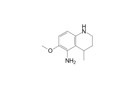 5-Amino-1,2,3,4-tetrahydro-6-methoxy-4-methylquinoline