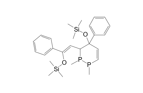 1,2,3,4-TETRAHYDRO-1,2-DIMETHYL-4-PHENYL-3-[2-PHENYL-2-(TRIMETHYLSILYLOXY)-ETHENYL]-4-(TRIMETHYLSILYLOXY)-1,2-DIPHOSPHININE