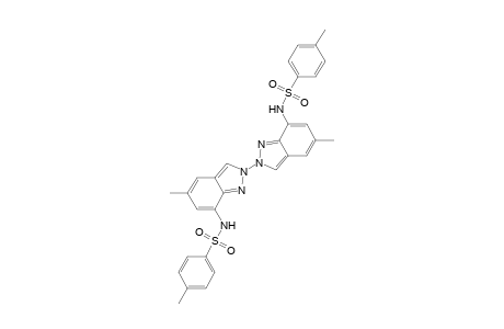 4-Methyl-N-[5-methyl-2-[5-methyl-7-(p-tolylsulfonylamino)indazol-2-yl]indazol-7-yl]benzenesulfonamide